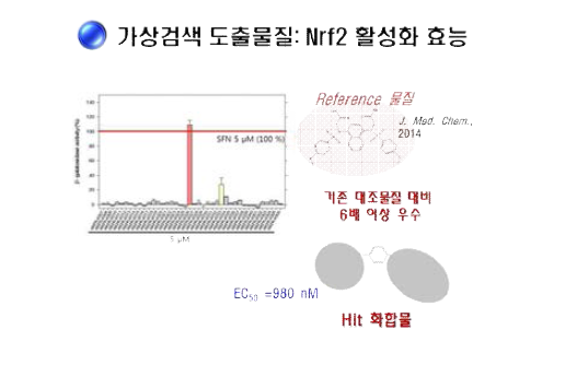 활성 화합물 스크리닝을 통한 Hit compounds 도출