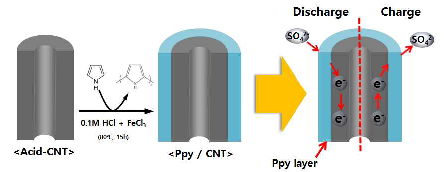 PPy/CNT 촉매의 제조방법