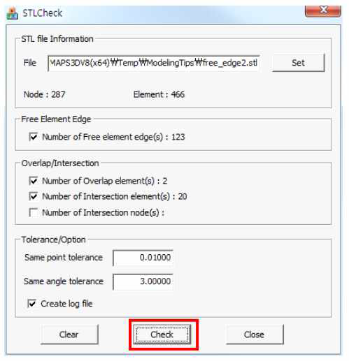 STL 체크 프로그램