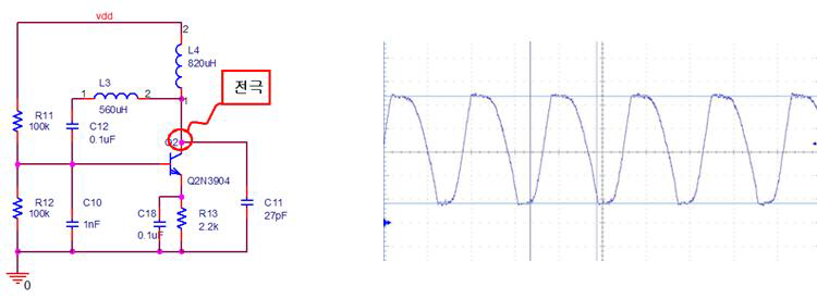 센서검출 오실레이터 회로