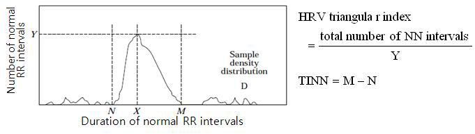 HRV triangular index와 TINN 검출 방법