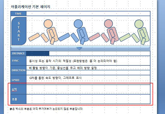 어플리케이션 기획안 기본 페이지(1안)