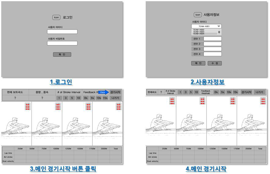 어플리케이션 디자인 확정 시안(#1 스토리보드)