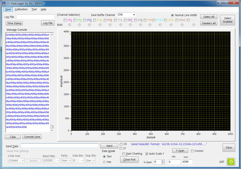 C#을 이용한 윈도우용 Datalogger 소프트웨어개발