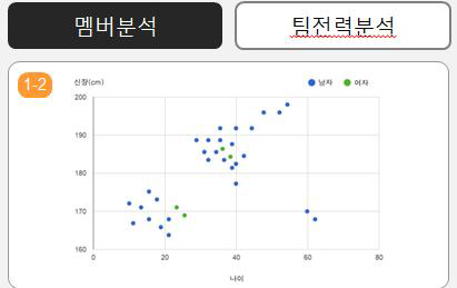 멤버 분석 시각화