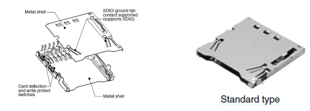 SD Memory Card 소켓(AXA2R73061)