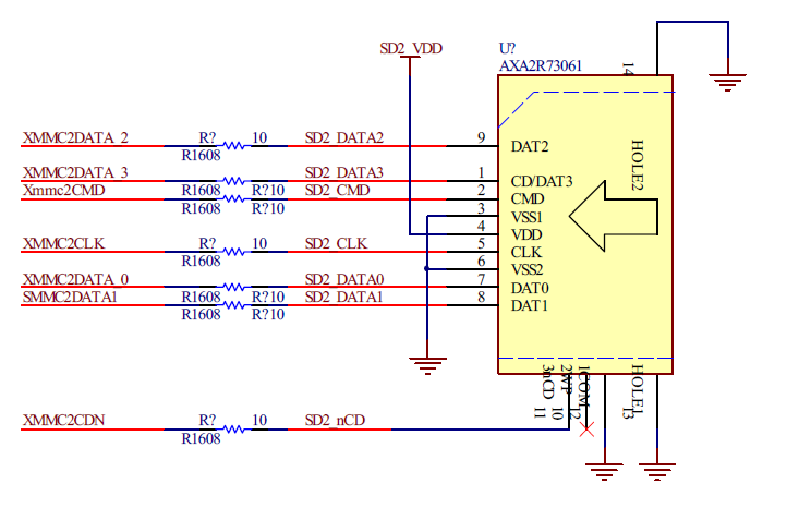 SD Memory Interface 회로 설계