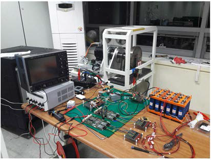 제작된 eMT Test-Bed 시스템 (전장 계통)
