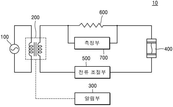 교육용 퓨즈용단 시각화장치 회로도