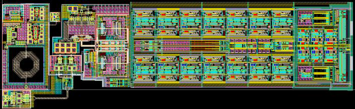 RF ASIC의 LNA+MIXER+TIA Layout