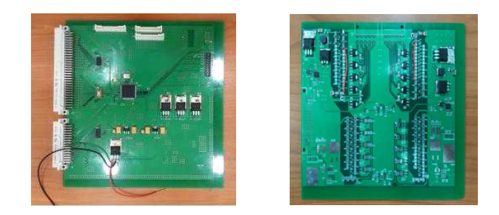 Control Board PCB(좌) 1KV DC-DC PCB(우)
