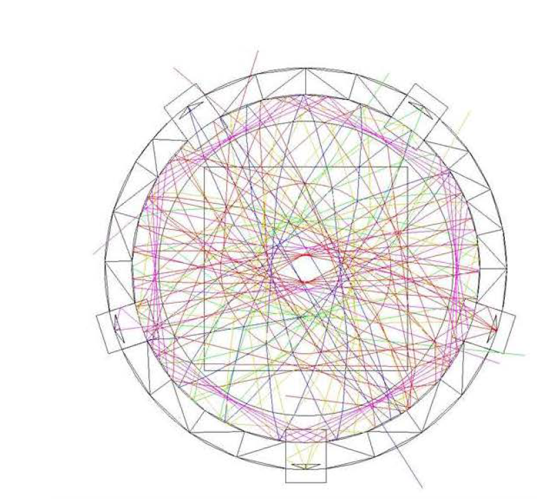 MA-GM ray tracing 단면도