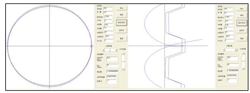 감속기 치형 설계를 위한 시뮬레이션 프로그램