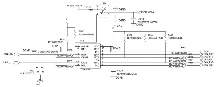 Low CAN Schematic