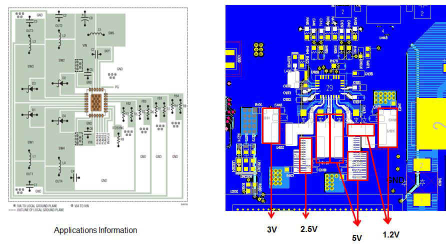 Application Information (좌), PCB Design (PMIC)