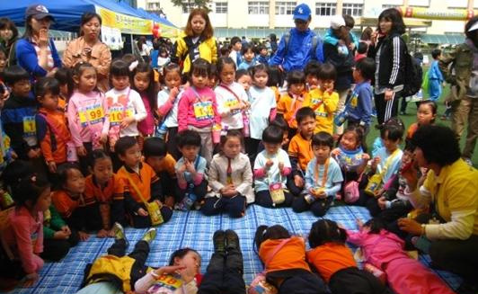 A초등학교 화재대피 안전축제