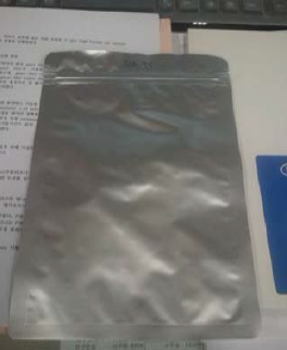 필터 보관에 사용된 지퍼백(Zipper Bag)