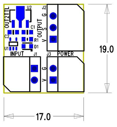 Convert 12V signal to 5V Level for Sampler Output