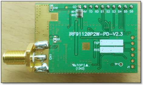 무선 통신용 RFModem(Model : IRF91120P2W-PD(V2.3))