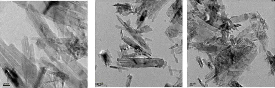 FeSO4 염을 이용하여 제조한 산화철 입자의 투과전자현미경 분석