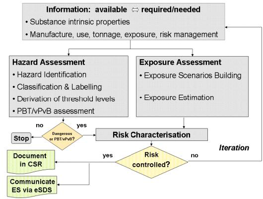 CSA (Chemical Safety Assessment)의 전반적인 과정