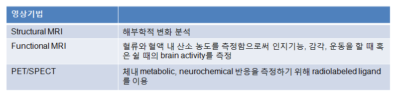 대표적인 영상 기법