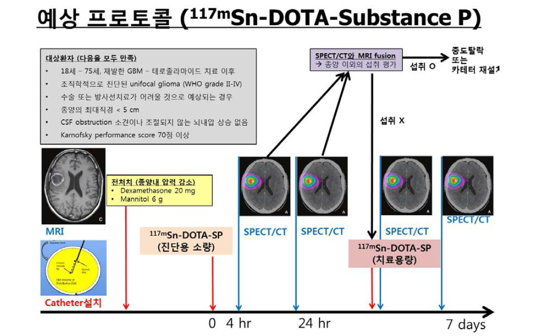 임상시험 시 예상 프로토콜