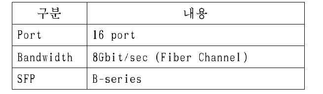 서버 가상화 시스템 SAN 스위치