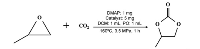 Scheme of cycloaddition reaction by the ZnO NP catalysts.