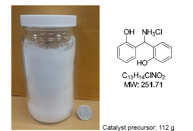 A picture of precursor compound with a large-scale synthesis