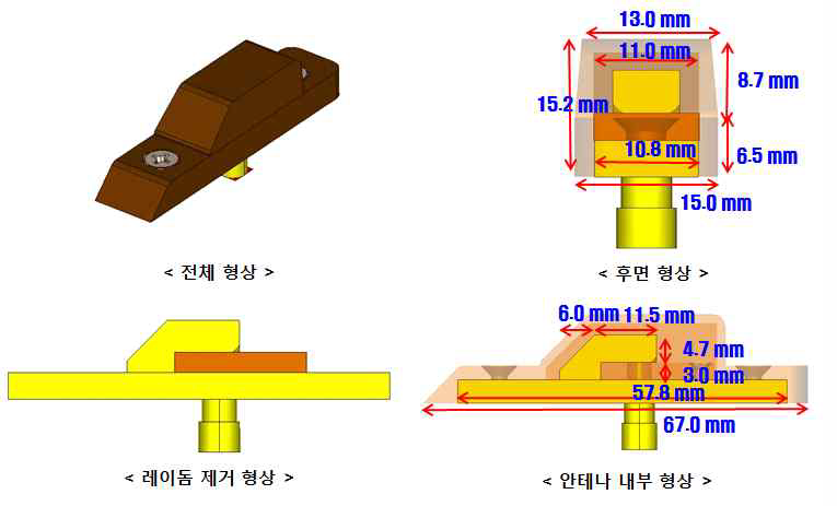 C-밴드 안테나 구성도