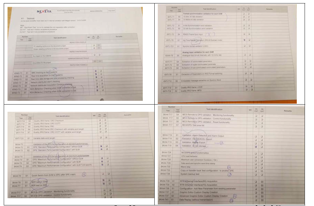 PST DPS Acceptance Test 시험항목