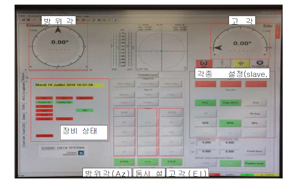 ACU 기본화면