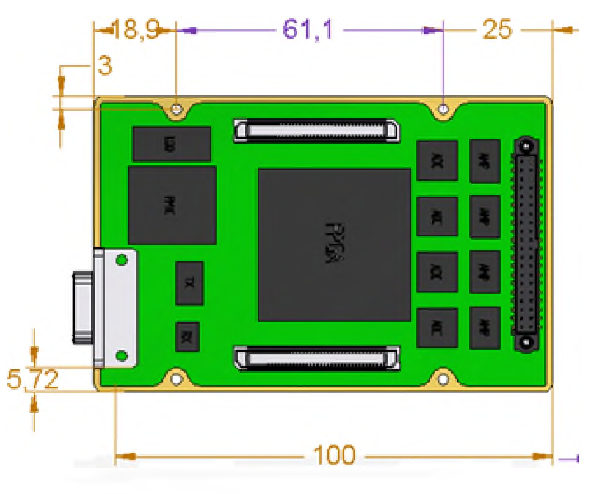 광전자부 FPM 형상 - FPE Board