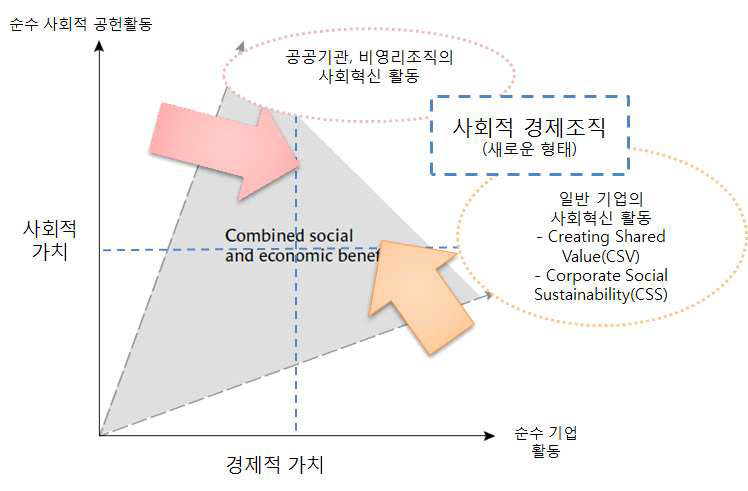 사회적 가치와 경제적 가치의 조화; 사회적 경제조직