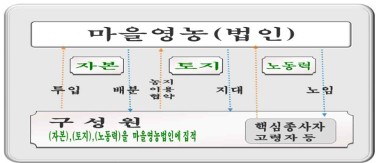 마을영농 조직화 시스템