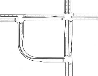 Quadrant Roadway 기하구조 예시