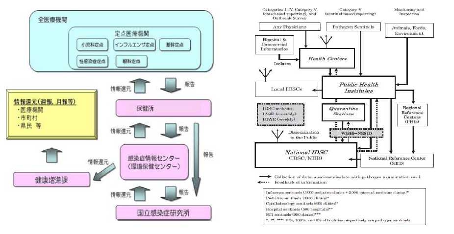 일본 감염병 감시체계