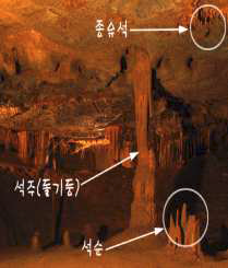 석회동굴 실물크기 모형