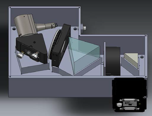 선형 파수 분광기 모듈 제작을 위한 3D 캐드 작업