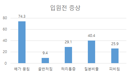 입원 전 증상