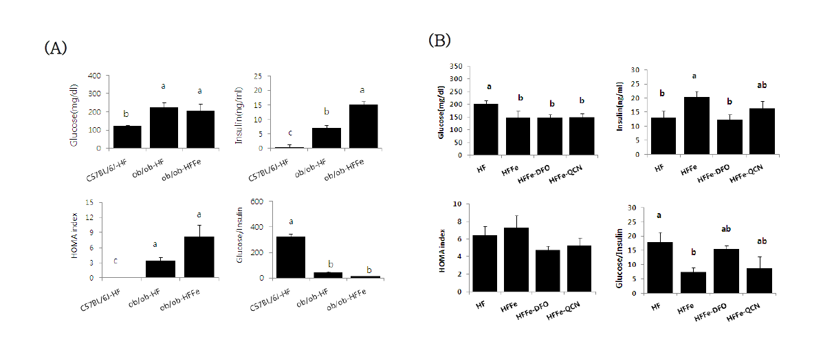 Palsma glucose, insulin and Insulin resistance