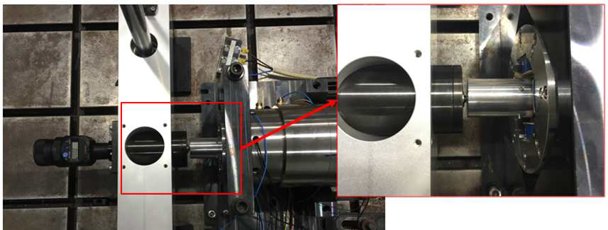 축 방향 자기베어링 부하지지 성능 실험 구성