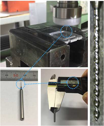 미세 홀 가공용 툴