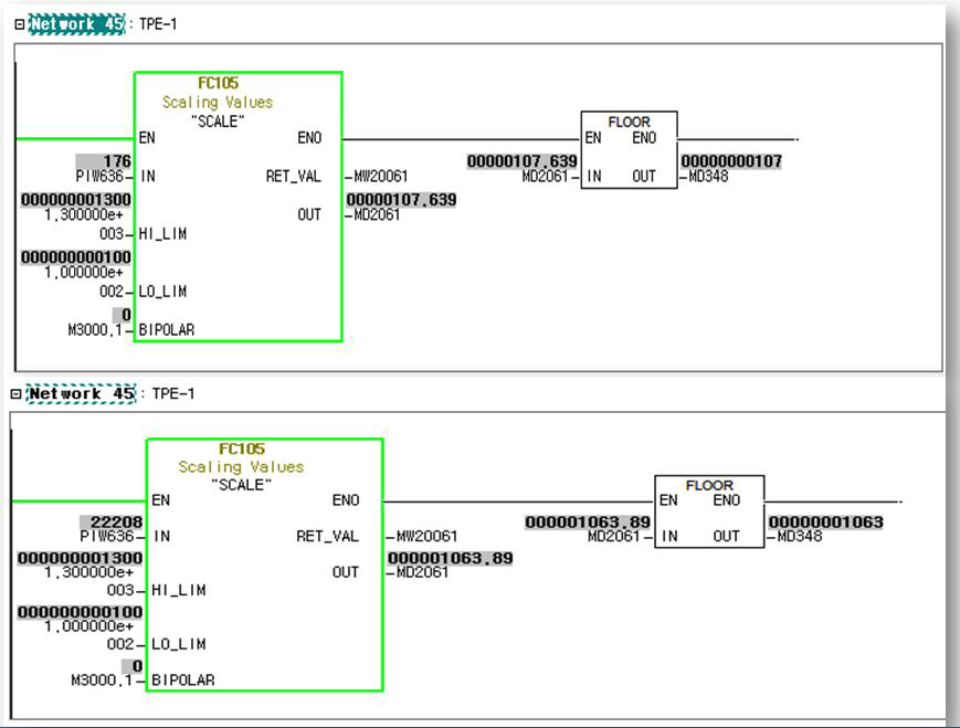 압력센서 scaling