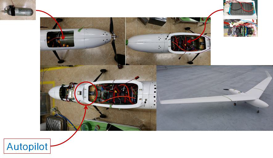 연료전지동력원 적용 및 무인기 기체 세팅