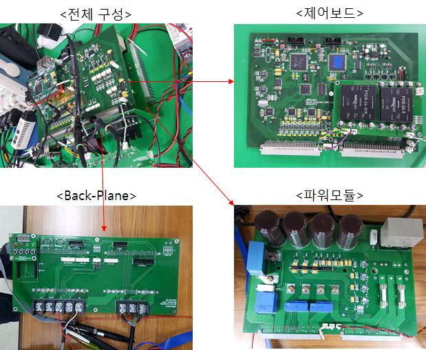 제작된 2차 드라이버 회로 구성 및 각 구성 회로