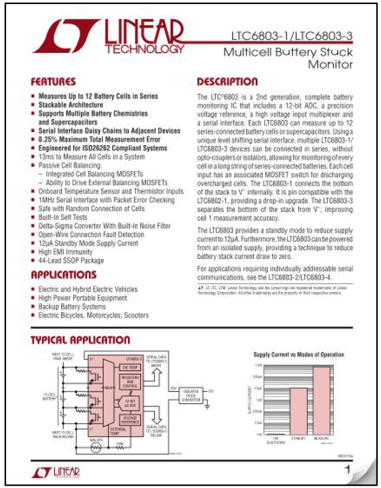 LTC6803-1/LTC6803-3