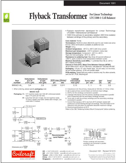 LTC3300-1 CELL BALANCER