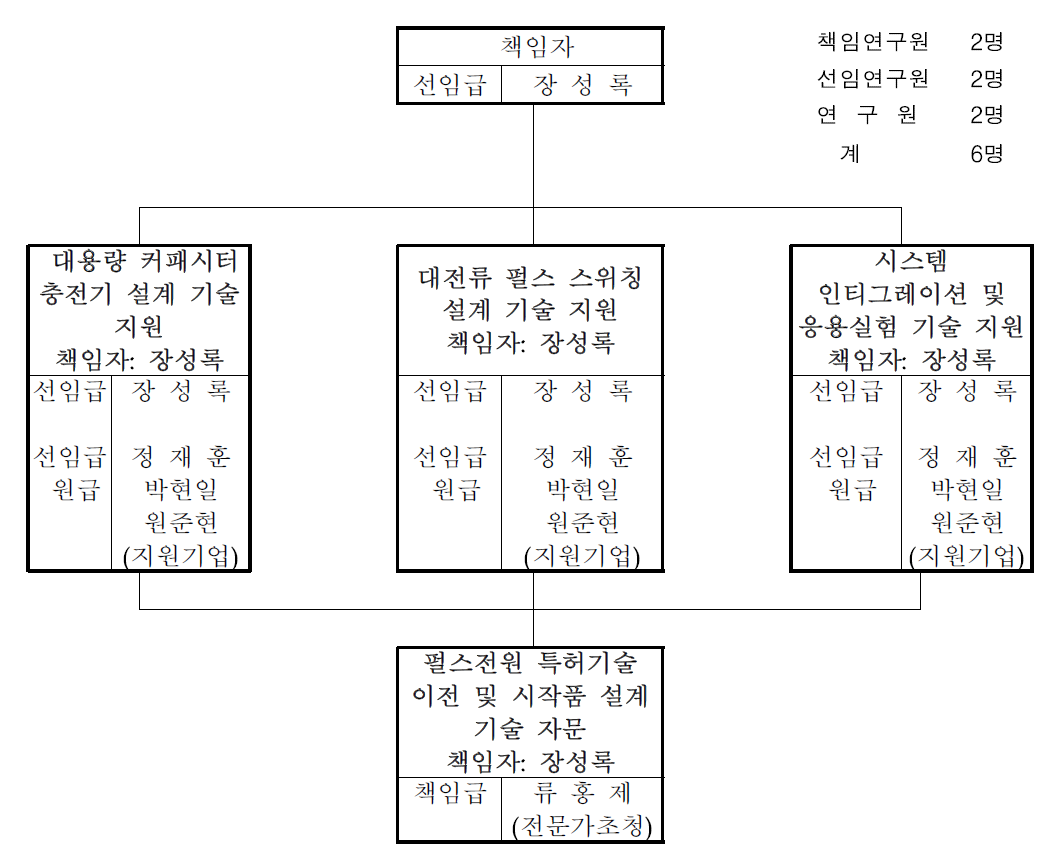 연구개발 추진 체계도